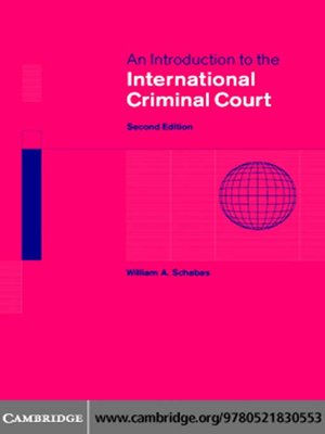 cover image of An Introduction to the International Criminal Court